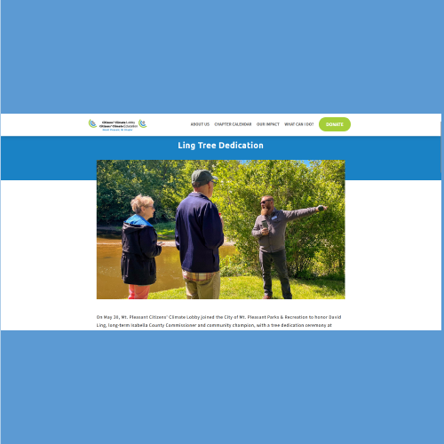 Multi-media blog posts for local climate site