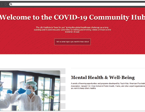 JnJInstitute covid-19 landing page