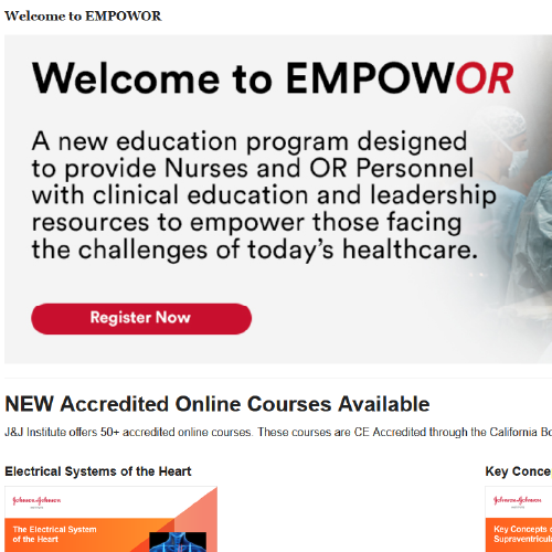JnJInstitute empowor page